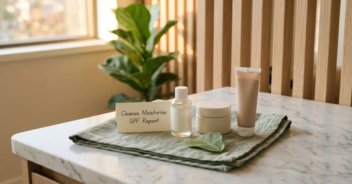 Minimalist skincare: the boring routine that actually works
